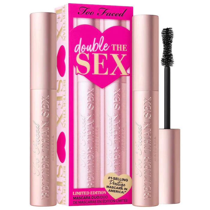 Too Faced Double The Sex: Better Than Sex Mascara Duo