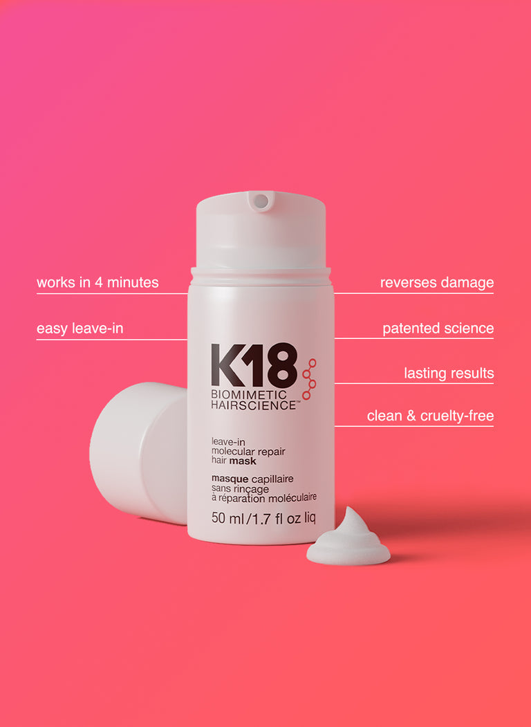 K18 LEAVE IN MOLECULAR REPAIR HAIR MASK 50ml