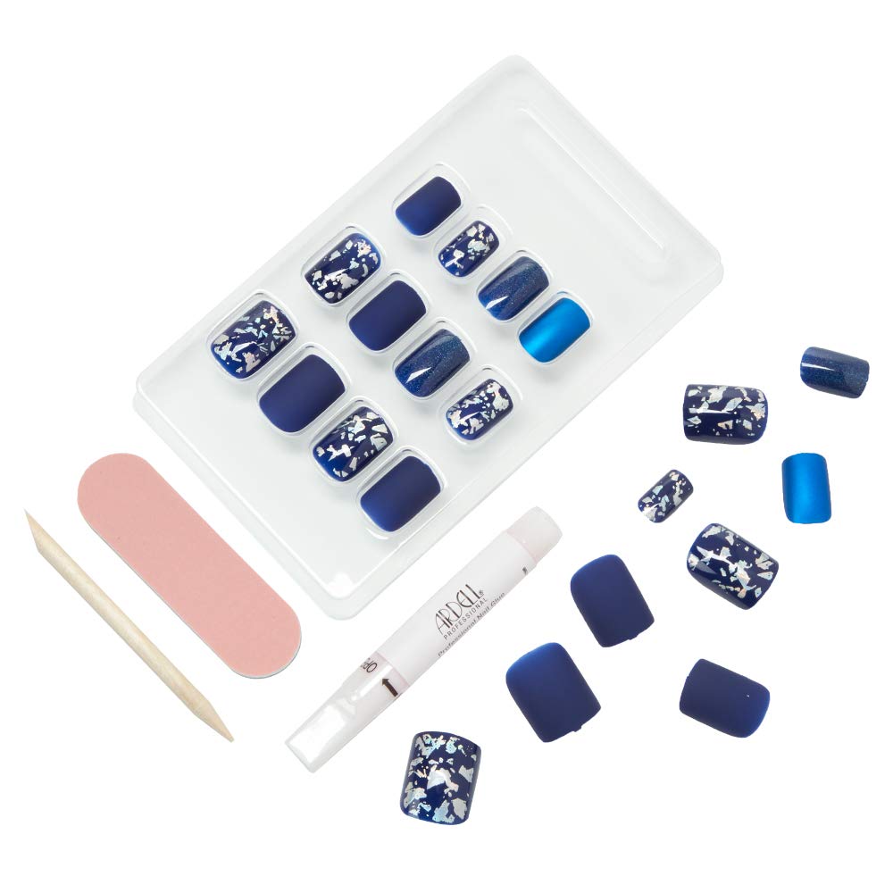ARDELL, NAIL ADDICT PREMIUM ARTIFICIAL NAIL SET, MATTE BLUE
