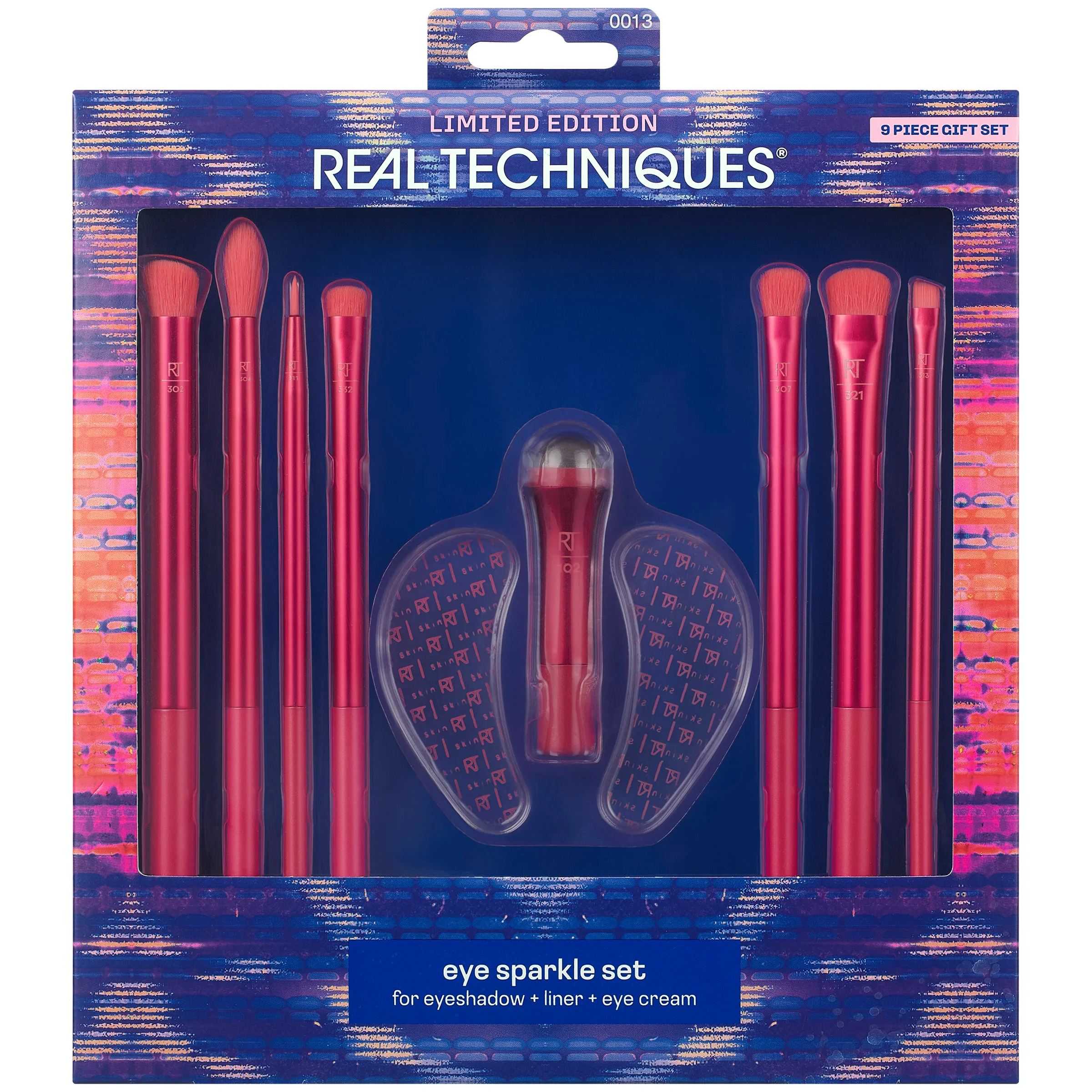 Real Techniques Eye Sparkle Makeup Brush & Skincare Set (GIFT SET)