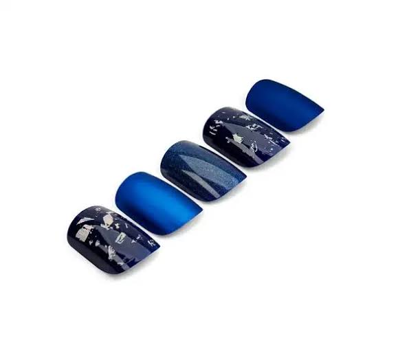 ARDELL, NAIL ADDICT PREMIUM ARTIFICIAL NAIL SET, MATTE BLUE