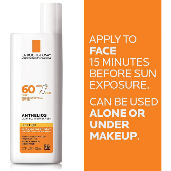 ANTHELIOS ULTRA LIGHT FLUID FACIAL SUNSCREEN SPF 60 (50ml)