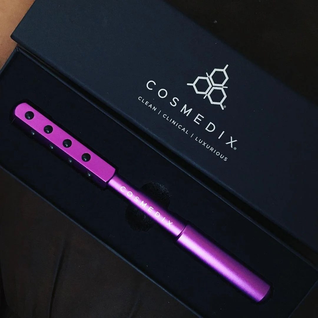 COSMEDIX Facial Massage Roller with Real Germanium Stones