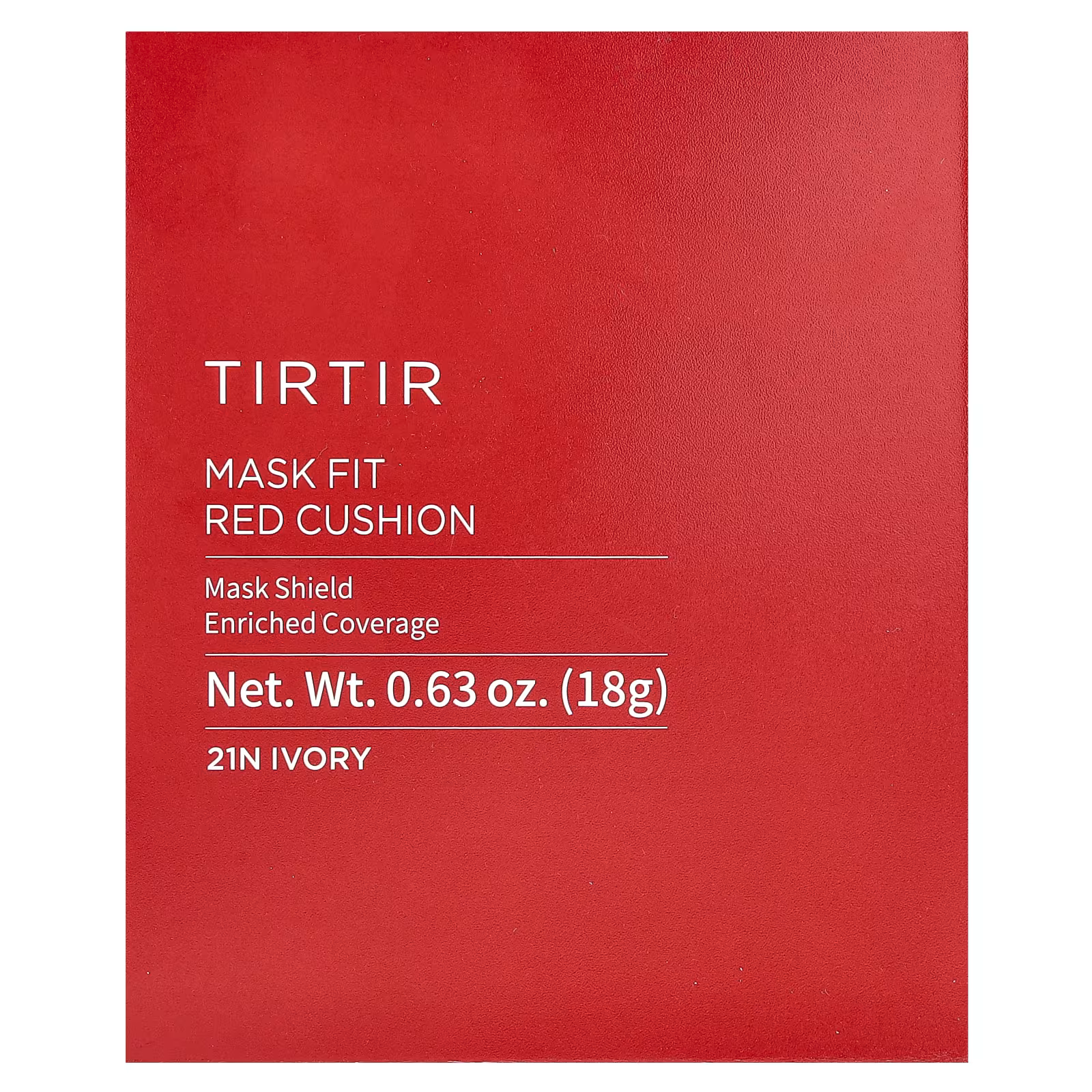 Tirtir Mask Fit Red Cushion, 17C Porcelain, 0.63 oz (18 g)