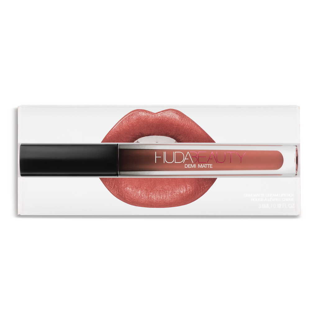 Huda Beauty- Demi Matte Cream Liquid Lipstick - Mogul