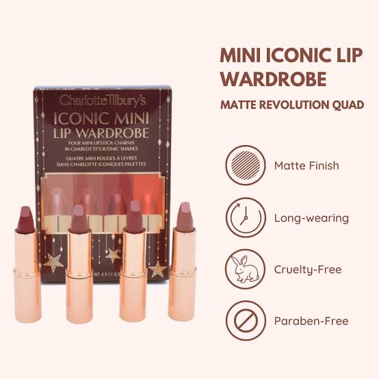 Charlotte Tilbury's ICONIC MINI LIP WARDROBE