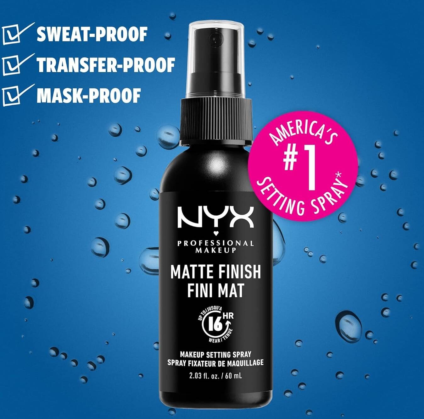 NYX matte finish fini mat setting spray