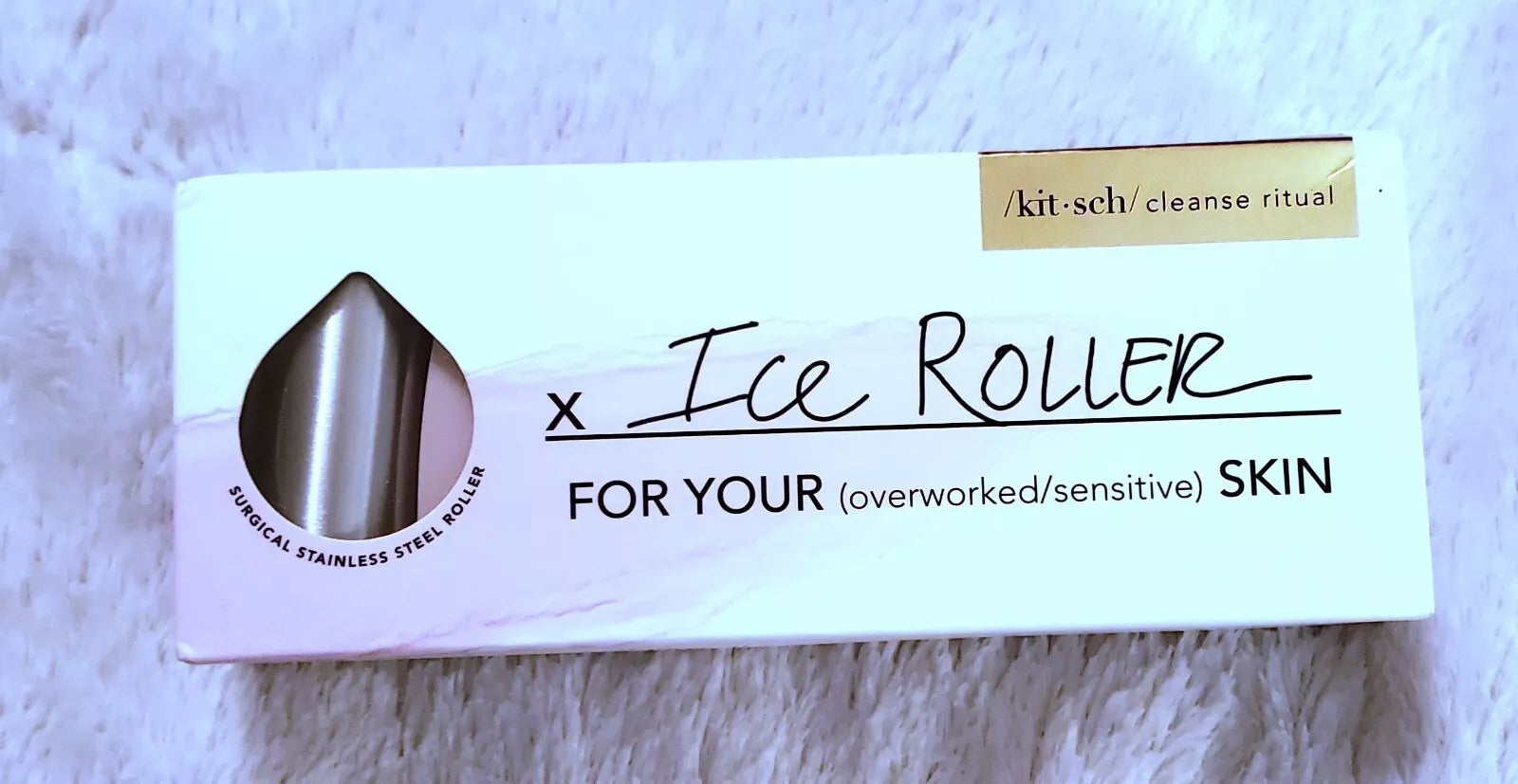 Kitsch Cleanse Ritual Ice Roller For Skin - Stainless Steel