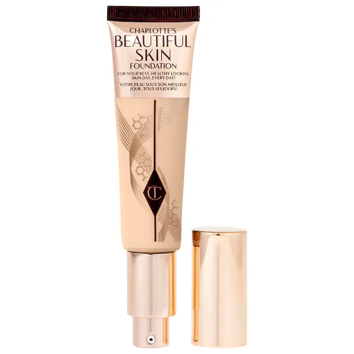 Charlotte Tilbury Beautiful Skin Medium Coverage Liquid Foundation with Hyaluronic Acid